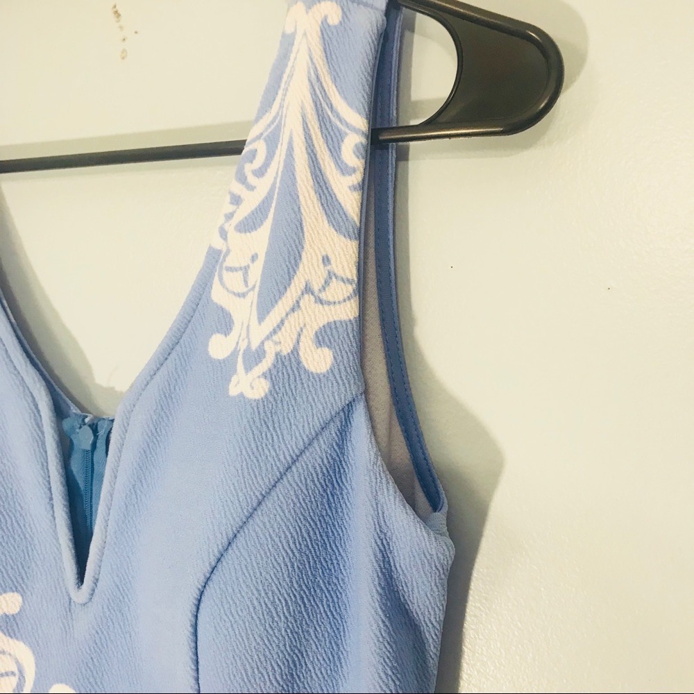 Trac Blue Sleeveless Dress - Picture 8 of 8
